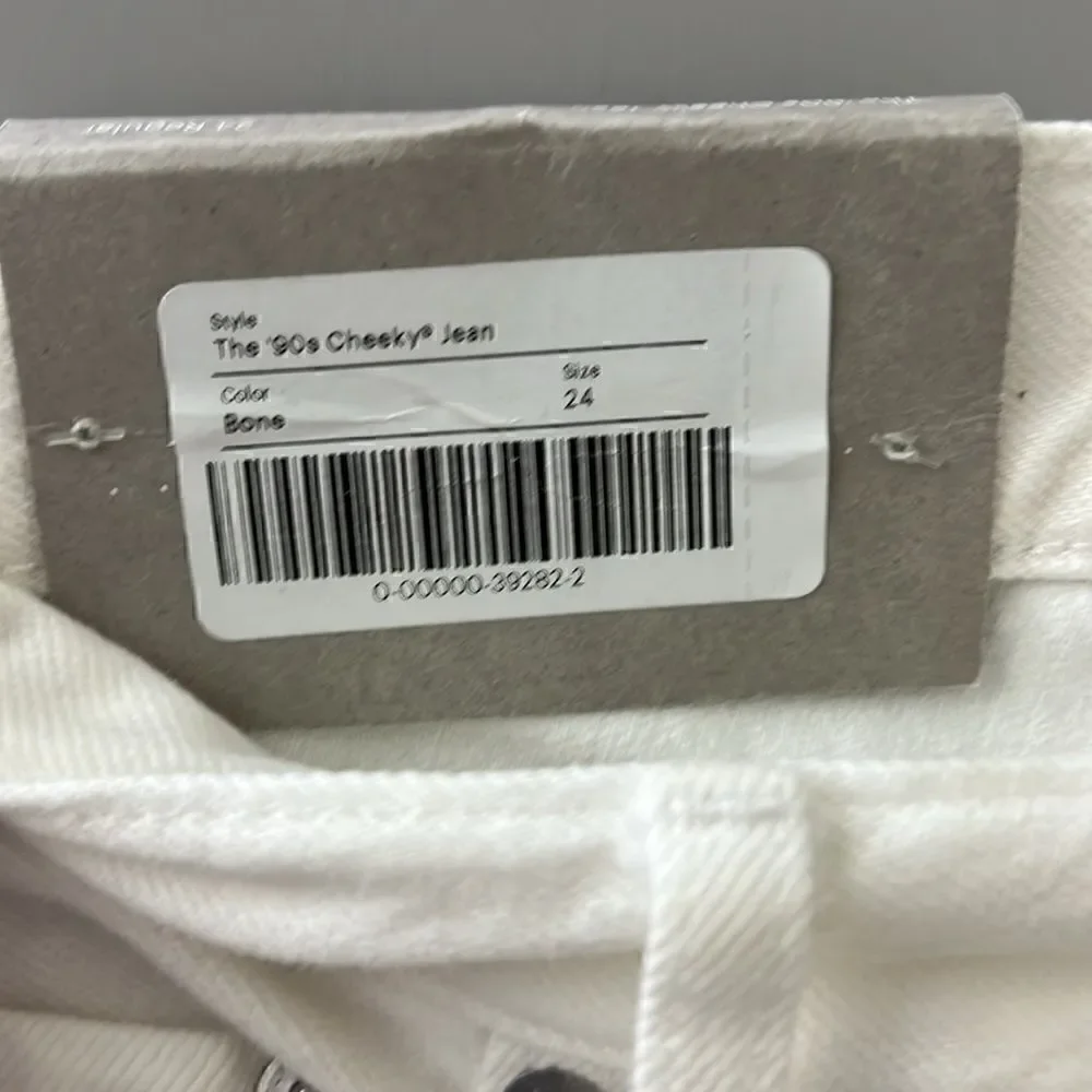NWT Everlane Organic Cotton The '90s Cheeky® Jean in Bone Size 24